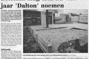 Drieluik wordt Daltonschool 2003